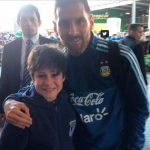 El gran gesto de Messi con un niño uruguayo