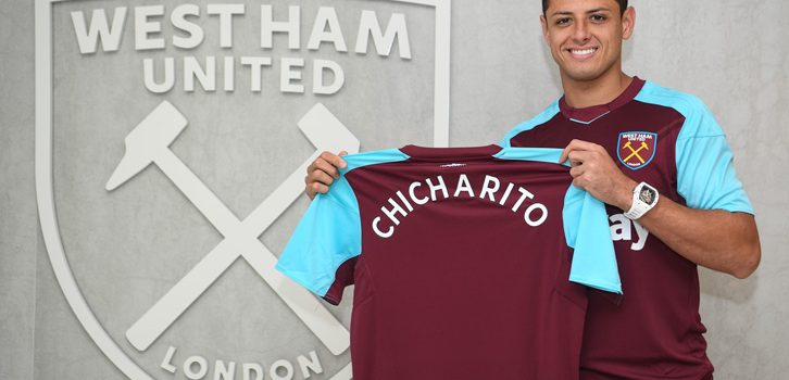 Fanática de West Ham subasta camiseta del "Chicharito"