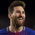 Messi y su tatuaje de un beso de Antonela