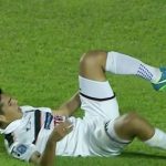 Terrible fractura de tibia y peroné de un jugador en Paraguay