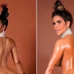 Candidata a Miss BumBum imita foto de Kim Kardashian
