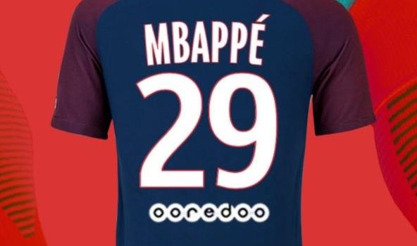 Mbappé llevará el dorsal 29 en el PSG