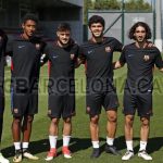 Anthony Lozano entrena con el primer equipo del Barcelona