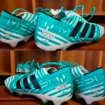 Los botines albicelestes que estrenó Messi ante Uruguay