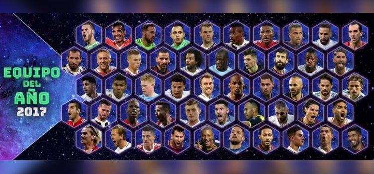 Los 50 nominados al equipo del año de la UEFA