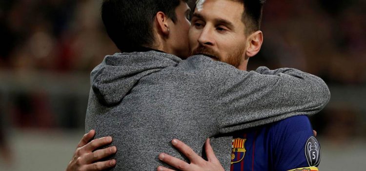 El fanático que consiguió la foto perfecta con Messi