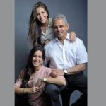 Las hijas de Reinaldo Rueda, admiradas por los hinchas del Flamengo