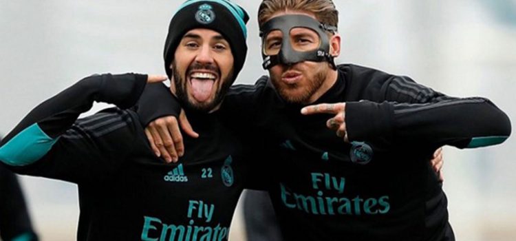 Sergio Ramos víctima de los memes por su máscara protectora