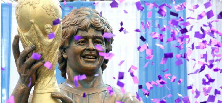 Maradona tiene su estatua en la India
