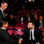 El hijo de Cristiano le dedicó un mensaje a su ídolo Messi
