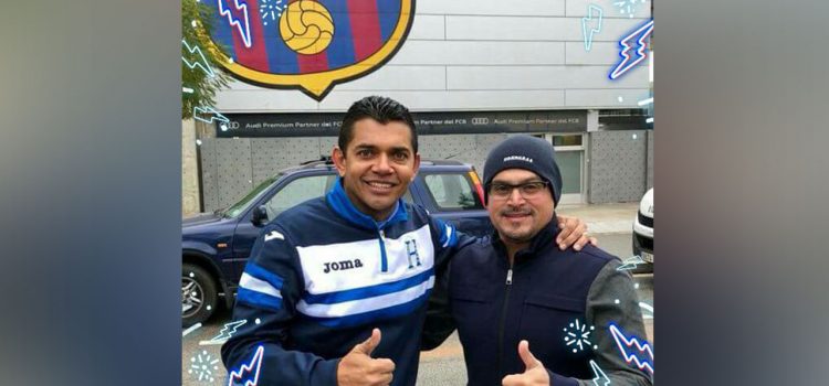 Amado Guevara asiste a los entrenamientos del Real Madrid y Barcelona