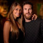 A pocas semanas de dar a luz mira la panza de Antonela Roccuzzo