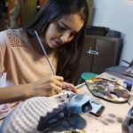 Vida de Messi plasmada en botines de artista paraguaya