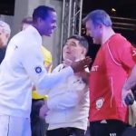 Kluivert ignora saludo de Maradona (VÍDEO)