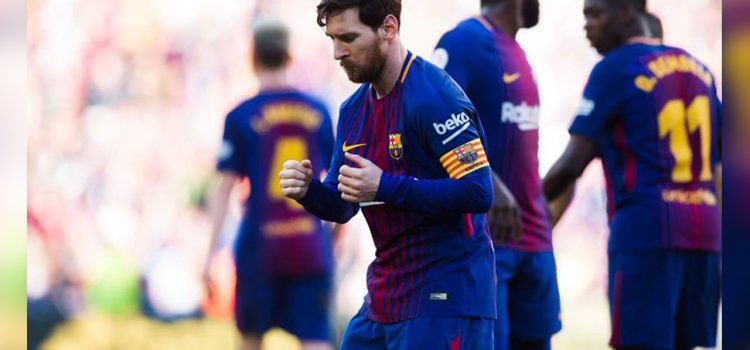 Messi bailó al llegar los 500 goles con el Barcelona