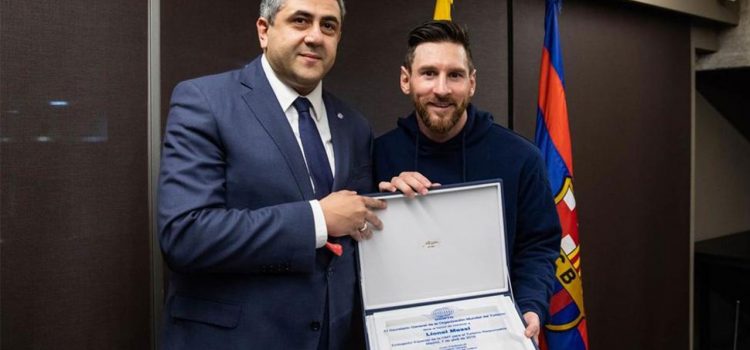 Messi, embajador de Turismo Responsable de la OMT