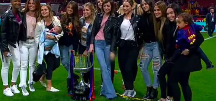 Las WAGs del Barça también celebraron la Copa del Rey
