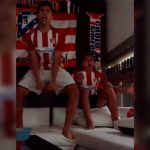 Hijos del Cholo pierden la cabeza tras el gol de Griezmann (Vídeo)