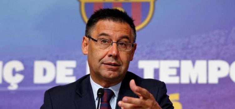 El presidente del Barcelona reconoce tener contactos con Griezmann
