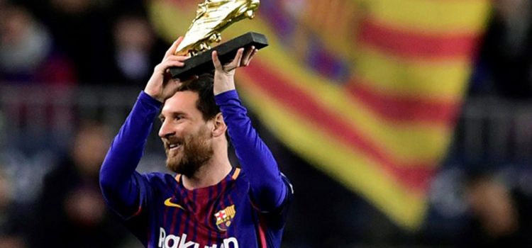 Messi conquista su quinta Bota de Oro