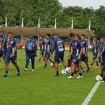 Honduras realiza su primer entrenamiento en Corea del Sur
