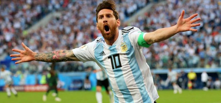 Messi convierte el gol 100 del Mundial