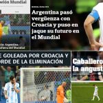 Prensa argentina no tuvo piedad con su selección