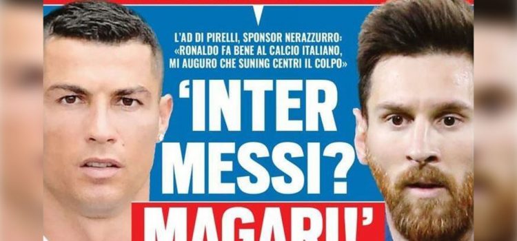 En Italia sueñan con revivir la rivalidad entre Messi y Cristiano