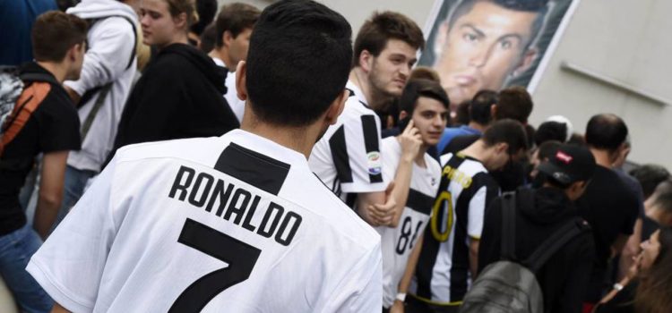 Se agotaron las camisetas de Cristiano Ronaldo de la Juventus