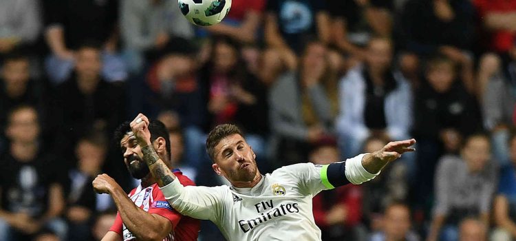 Diego Costa y Sergio Ramos se agredieron en la Supercopa