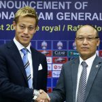 Sin retirarse del fútbol Keisuke Honda será técnico de la selección de Camboya
