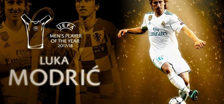 Justicia: Luka Modric, mejor jugador de la UEFA 2018