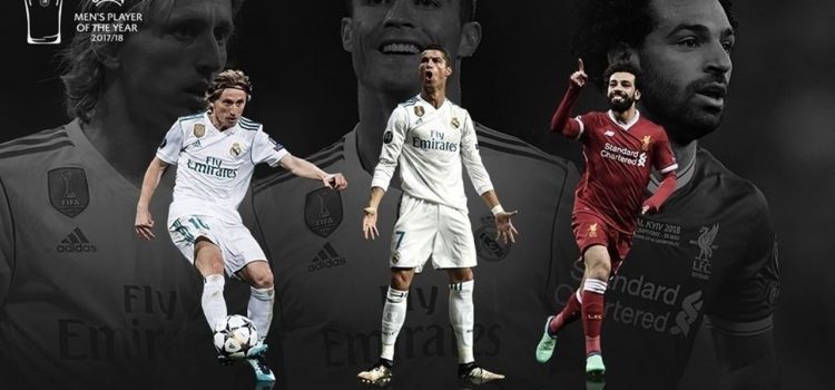 Cristiano, Modric y Salah, nominados a Mejor Jugador del Año por la UEFA