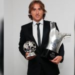 Cristiano felicitó a Modric por ganar premio al mejor futbolista de la UEFA