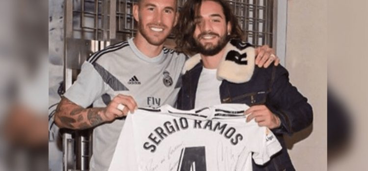 Sergio Ramos cumple sueño de Maluma