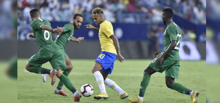 Brasil consigue una victoria ante Arabia Saudita