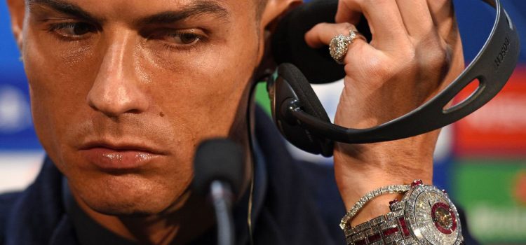 Reloj de Cristiano Ronaldo vale 2 millones de euros