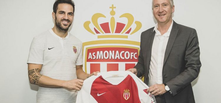 Cesc Fábregas jugará en el Mónaco los próximos tres años y medio