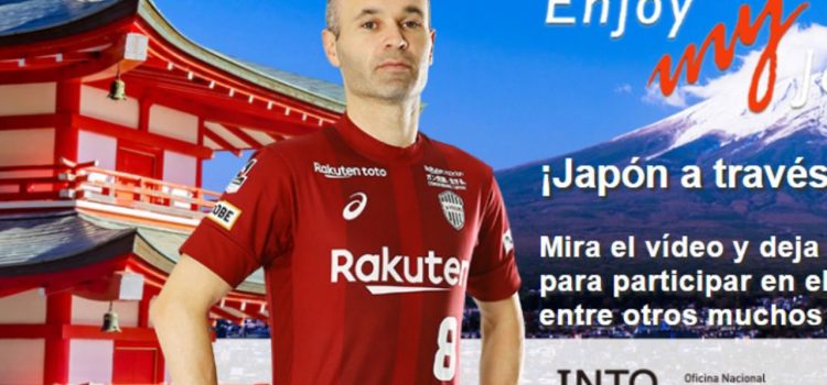 Andrés Iniesta es la imagen del turismo en Japón