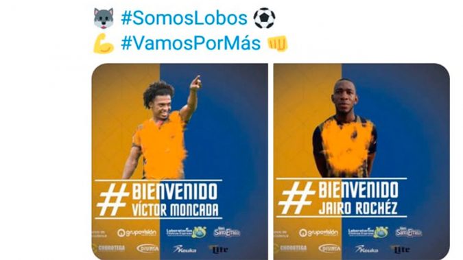 Lobos UPNFM presenta a Jairo Róchez y Víctor Moncada