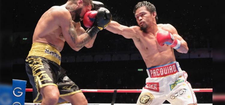 Pacquiao sufre durante su último combate una lesión de ojo que podría retirarlo