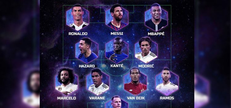 UEFA presenta su equipo del 2018