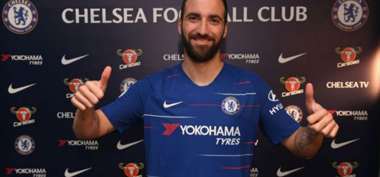 Higuaín llega al Chelsea para sustituir a Diego Costa