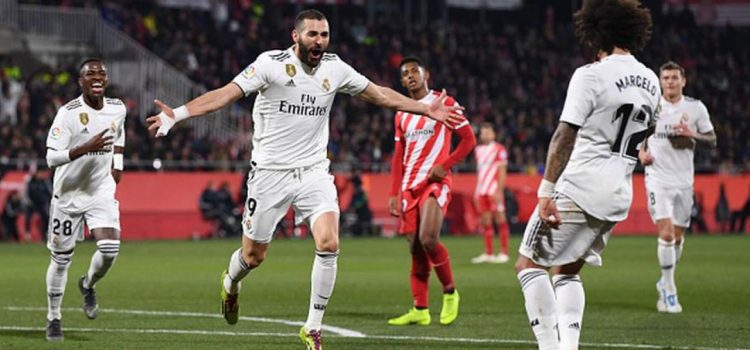 Real Madrid eliminó al Girona con doblete de Benzema