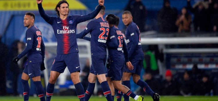 El PSG se da un festín ante el Guingamp