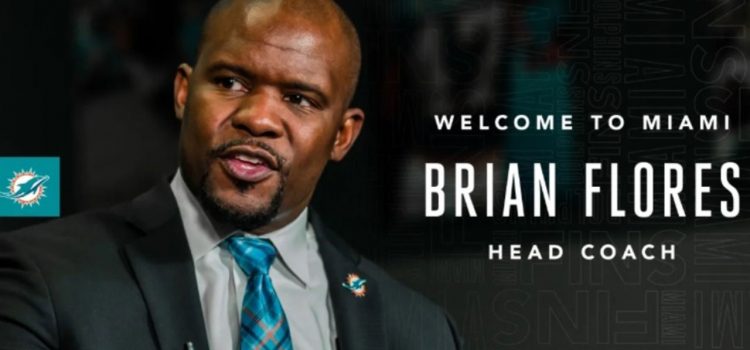 OFICIAL: El hondureño Brian Flores nombrado entrenador en jefe de los Miami Dolphins de la NFL