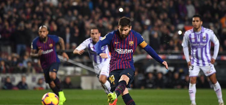 Jugando mal el Barcelona vence al Valladolid