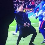 El gesto del «Cholo» Simeone tras el primer gol
