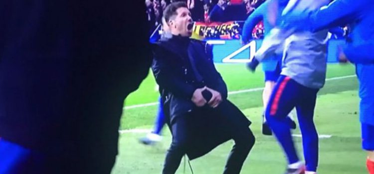 El gesto del "Cholo" Simeone que da la vuelta al mundo