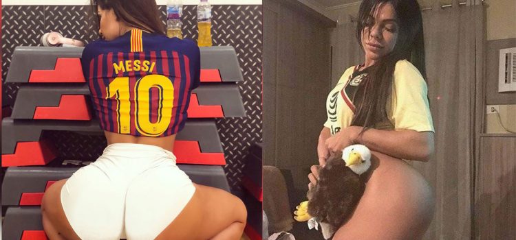Mira cómo celebró Miss Bumbum Suzy Cortez el Barcelona ante Real Madrid